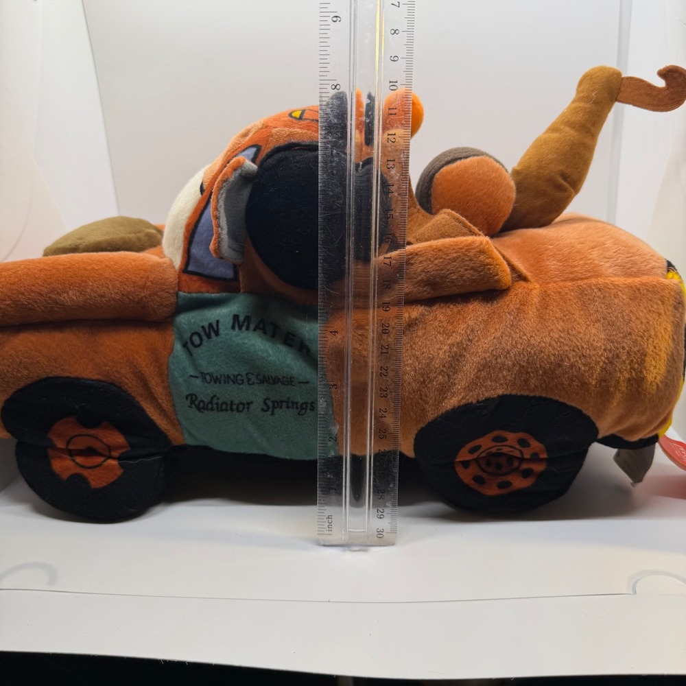 Disney Pixar Cars Mater Plush Stuffed Toy Towing Radiator Springs 7in Orange‎ - Picture 6 of 16